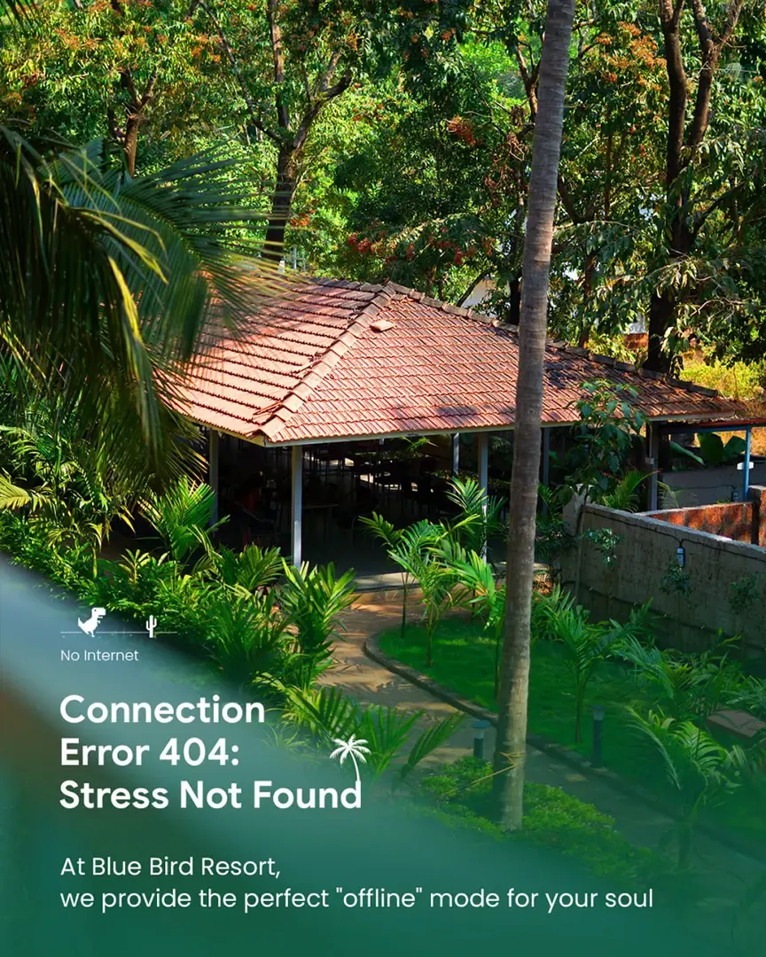 Resort post playing on a 404 error to promote switching off